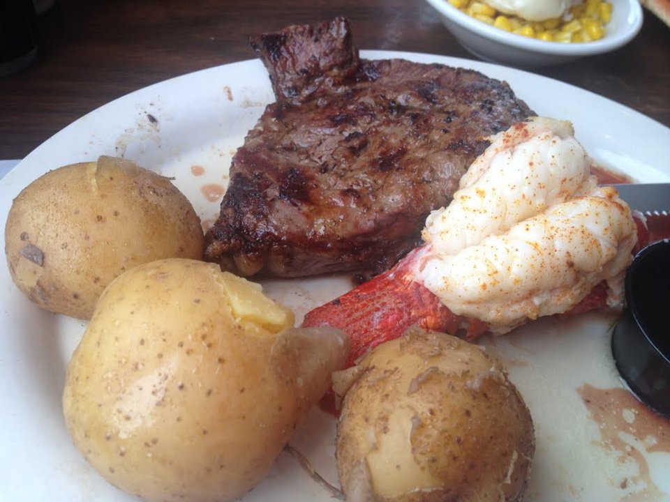 Steak and Lobster Tail